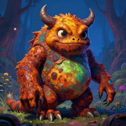A psychedelic ettercap (variant) rust monster, vibrant color scheme, highly detailed, in the style of romanticism, cinematic, artstation, Moebius, Greg rutkowski