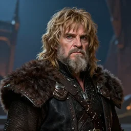 portrait of a warcraft dwarf who looks like tyrion lannister by ralph horsley, rossdraws, matte painting, stylized background, cinematic lighting, maya, pixar, unreal engine, artstation