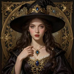 An extremely beautiful pre-raphaelite intricate ultradetailed ornate portrait of a very beautiful elegant witch, regal, digital art painting, smooth, sharp focus, magazine art cover illustration, award winning picture, extremely detailed masterpiece, sense of awe, featured on Artstation, Artgerm, ethereal bubbles, Aetherpunk, atmospheric lightning, backlit, highly detailed illustration highlights, concept art, Exquisite matte painting, floral details, 8K detail post-processing