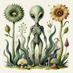 hyper - detailed matte illustration of alien botany by iris van herpen based on plate 6 1 of art forms in nature by ernst haeckel and