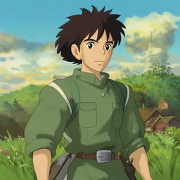 frodo in the anime lord of the rings by studio ghibli, movie still frame, very detailed, artwork by hayao miyazaki, kentaro miura, satoshi kon, high quality, sharp image, high resolution, hd, 7 2 0 p, 4 k