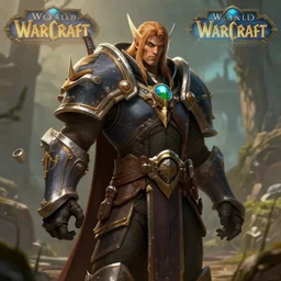 Hunter World of Warcraft 4k digital art