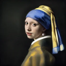 Kevin O'Leary as a portrait painting from Vermeer