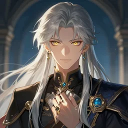 stunning portrait of the main character from a fantasy light novel, digital art, anime art