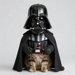 cat as darth vader