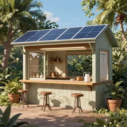 solarpunk cantine