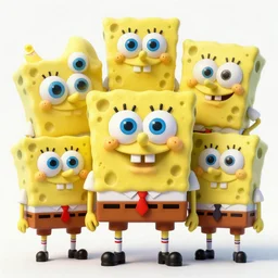 anthropomorphic highly detailed group portrait of funny neon giant cute eyes spongebob squarepants, intricate, elegant, highly detailed, digital painting, artstation, concept art, smooth, sharp focus, illustration, art by artgerm, bob eggleton, michael whelan, stephen hickman, richard corben, wayne barlowe, trending on artstation and greg rutkowski and alphonse mucha, 8 k