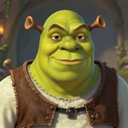 shrek as a fantasy d&d character, close-up portrait art by Donato Giancola and James Gurney, digital art, trending on artstation