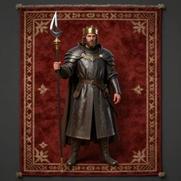 medieval old king, rug portrait, bethesda adam adamowicz illustration character design concept, unreal 5, daz, hyperrealistic, octane render, cosplay, dynamic lighting, intricate detail, harvest fall vibrancy, cinematic volume glowing aura global illumination ray tracing hdr