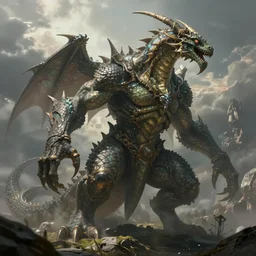 hydra monster, greek mythology. concept art, fantasy art, artstation trending