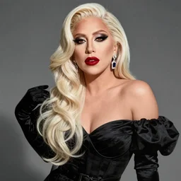 lady gaga photographed by george hurrell, old hollywood, vintage, glamour, classy, photohoot, canon, highly realistic. high resolution. highly detailed. dramatic. 8 k. 4 k.