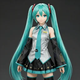 Hatsune Miku in skyrim mod, screenshot
