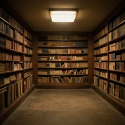 the inside of an empty blockbusters,