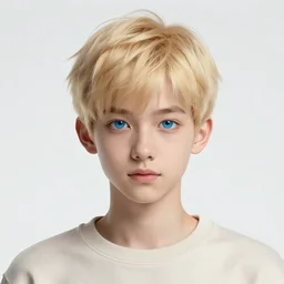 character concept art of a cute young cyberpunk boy with blond short hair and bluish eyes, wearing a light - colored jumper. handsome - fine - face, pretty face, key visual, realistic shaded perfect face, fine details by stanley artgerm lau, wlop, rossdraws, james jean, andrei riabovitchev, marc simonetti, and sakimichan, trending on artstation