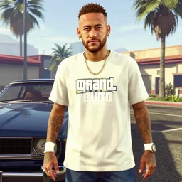 screenshot of neymar in gta v, grand theft auto