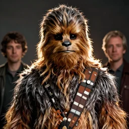 hyper realistic, zoomed out portrait of a mega derpy big chungus as chewbacca in star wars, stoned, by greg rutkowski, scott m fischer, artgerm, loish, slight glow, atmospheric, anne stokes, alexandros pyromallis