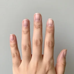 a normal person with 5 fingers