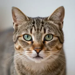 inverse photography of a cat