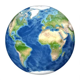 the map of the earth from a parallel universe