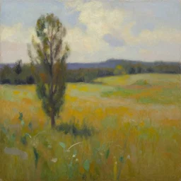 landscape, oil on canvas, by bob ross