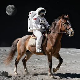astronaut riding a horse on the moon, hyperrealistic masterpiece, trending on artstation, cgsociety, kodakchrome, golden ratio, cinematic, composition, beautiful lighting, hyper detailed, octane render, 4 k, unreal engine