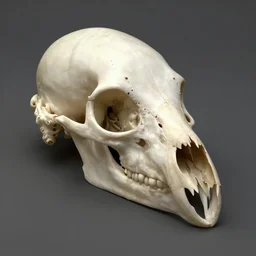 bird skull, avian anatomy, artstation