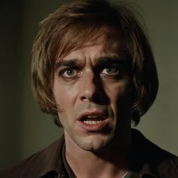 very creppy face, horror movie 1 9 6 0