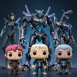 pacific rim pop figurine atlas striker otache jeager kaiju wallpaper digital cgi rtx hdr painting bioluminance alena aenami artworks in 4 kby jesper ejsing, feng zhu and loish beeple, by thomas kinkade
