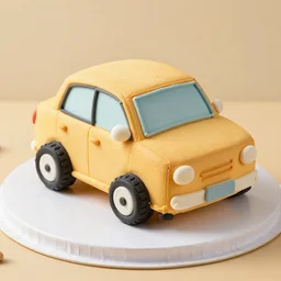 a car made of cake