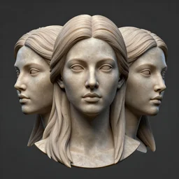 3 d face portrait of a goddess by bruno walpoth, alena aenami, octane render