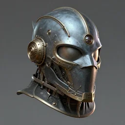 steampunk helmet fantasy art mask robot ninja stylized digital illustration sharp focus, elegant intricate digital painting artstation concept art by mark brooks and brad kunkle detailed hardmesh zbrushcentral global illumination ray tracing advanced technology