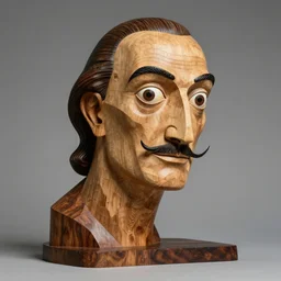 wooden sculpture by salvador dali, trending on artstation, favorites on deviantart, high quality art. artwork masterpieces, award winning