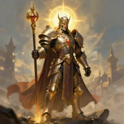 holy paladin fantasy art