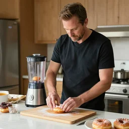 Andrew Price, the blender guru, making donuts