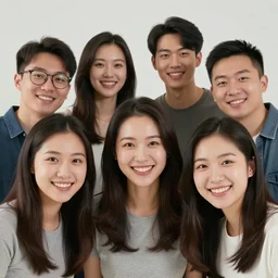 a group of friends smiling into the camera