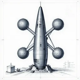 blueprints of an atomic bomb