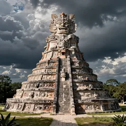 quetzalcoatl creating the universe, style by par olofsson