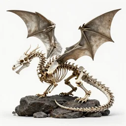 skeleton of a dragon,