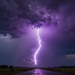 Purple Tornado Eye of the storm