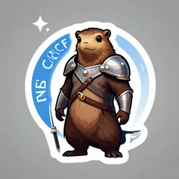 logo of a cncf project representing the golang gopher dressed as a valkyrie, professional digital art
