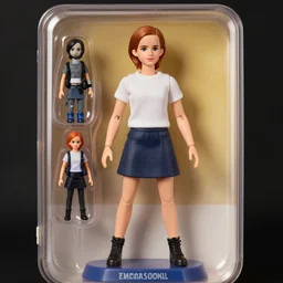 an action figure of emma watson