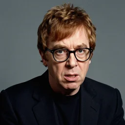portrait of elton john lennon angry in 1 9 7 0 by ilya repin
