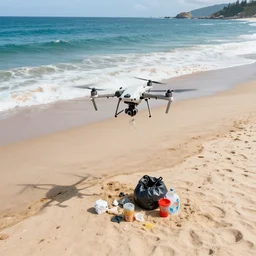 a drone collecting trash on the beach! dream a drone collecting trash on the beach! dream a drone collecting trash on the beach! dream a drone collecting trash on the beach