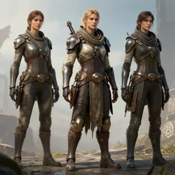 a world of sci-fi and fantasy, unreal engine, realistic, character design, trending on art station, concept art,