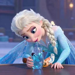 elsa from frozen drunk