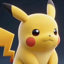 cyberpunk pikachu, 8k, octane render, focus on shoulder to head