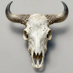 skull of bull, intricate, elegant, highly detailed, digital painting, artstation, concept art, smooth, sharp focus, illustration, wayne barlowe, beksinski