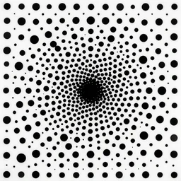 one million black dots