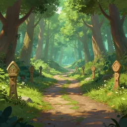 Beautiful uplifting glade with elven pathmarkers along the road bg. J.R.R. Tolkien's Middle-Earth. Trending on Artstation. Digital illustration. Artwork by Darek Zabrocki and Sylvain Sarrailh. Concept art, Concept Design, Illustration, Marketing Illustration, 3ds Max, Blender, Keyshot, Unreal Engine, ZBrush, 3DCoat, World Machine, SpeedTree, 3D Modelling, Digital Painting, Matte Painting, Character Design, Environment Design, Game Design, After Effects, Maya, Photoshop.