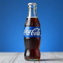coca cola blue